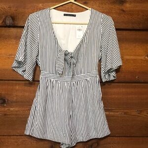 Abercrombie & Fitch Cream Romper
